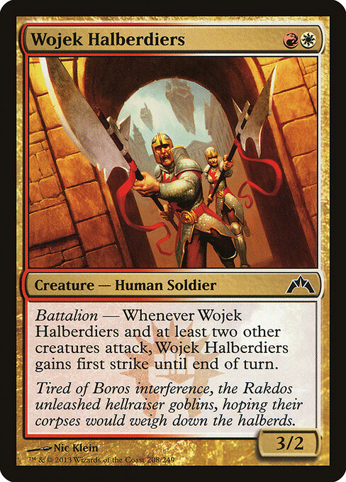 Wojek Halberdiers - Gatecrash Magic card
