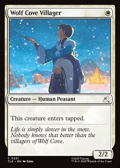 Wolf Cove Villager - Avatar: The Last Airbender Eternal Magic card