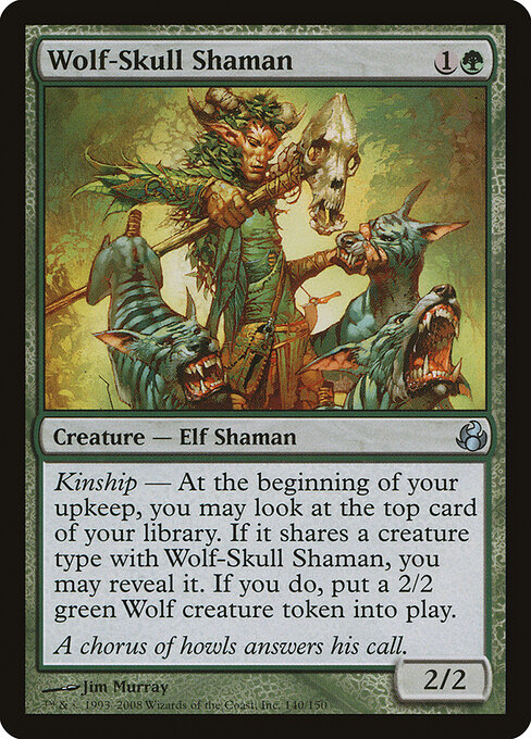 Wolf-Skull Shaman - Morningtide Magic card