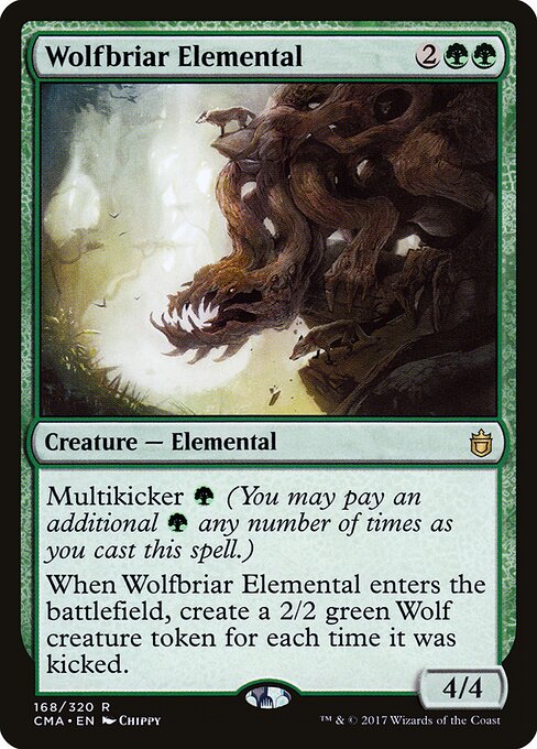 Wolfbriar Elemental - Commander Anthology Magic card