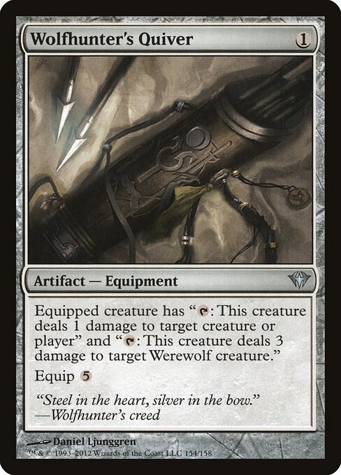 Wolfhunter's Quiver - Dark Ascension Magic card