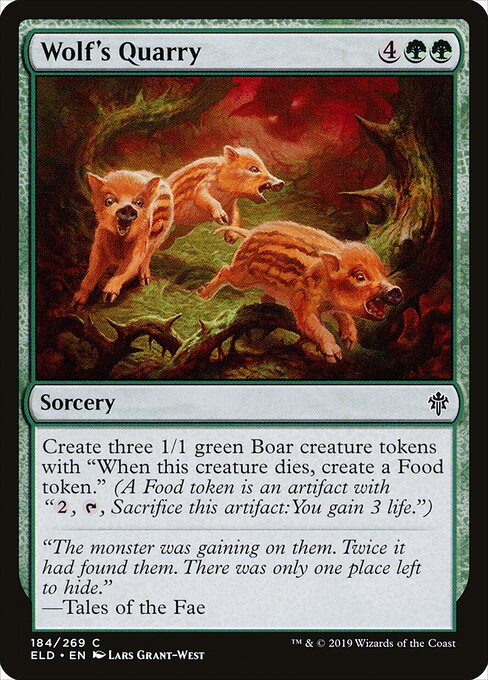 Wolf's Quarry - Throne of Eldraine Magic card