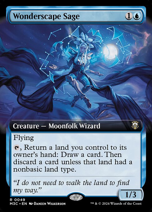 Wonderscape Sage - Modern Horizons 3 Commander Magic card