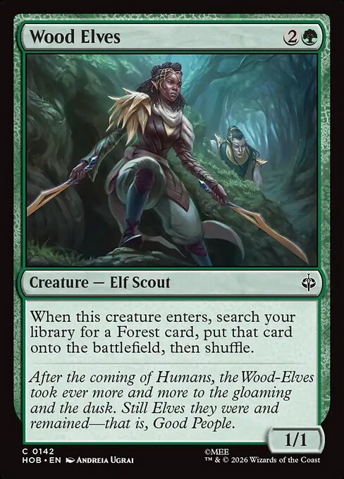 Wood Elves - The Hobbit Magic card