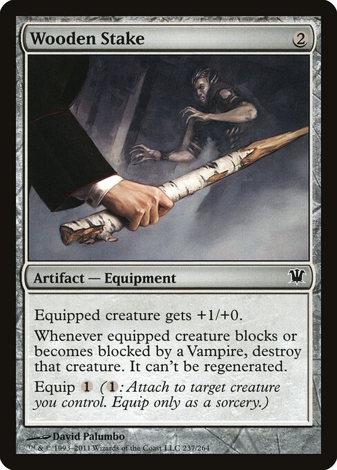 Wooden Stake - Innistrad Magic card