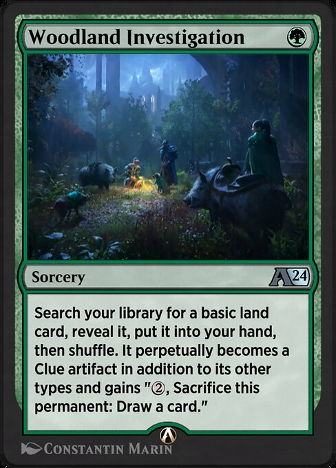 Woodland Investigation - Alchemy: Murders at Karlov Manor  Magic card
