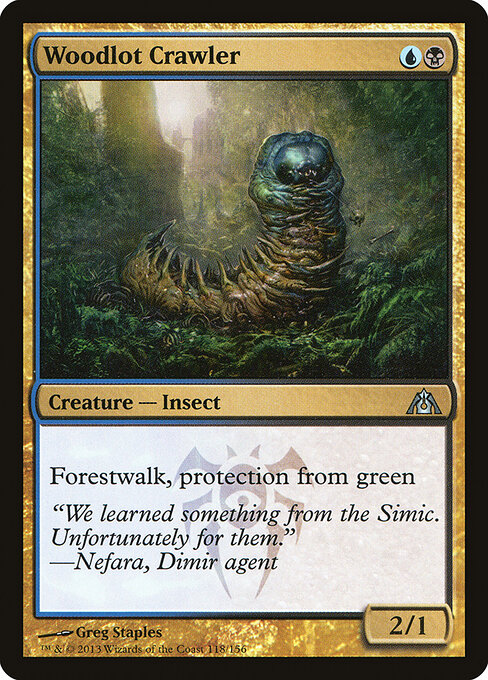 Woodlot Crawler - Dragon's Maze Magic card