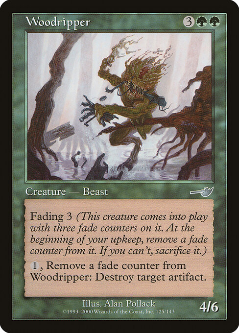 Woodripper - Nemesis Magic card