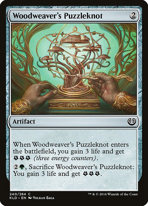 Woodweaver's Puzzleknot - Kaladesh Magic card