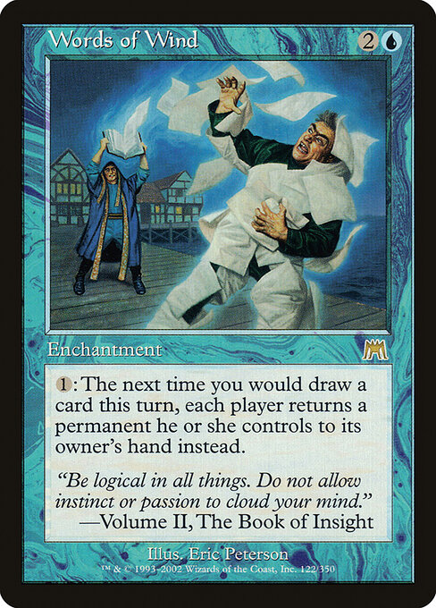 Words of Wind - Onslaught Magic card