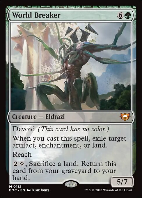 World Breaker - Edge of Eternities Commander (#112) - Illustrated by Jaime Jones - Magic: The Gathering Card