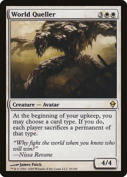 World Queller - Zendikar (#39) - Illustrated by James Paick - Magic: The Gathering Card