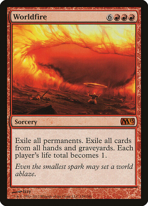 Worldfire - Magic 2013 Magic card