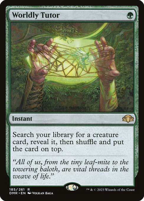 Worldly Tutor - Dominaria Remastered Magic card