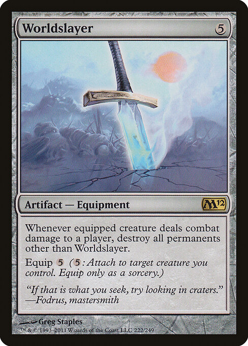 Worldslayer - Magic 2012 Magic card