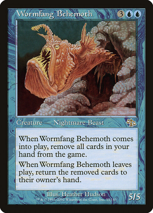 Wormfang Behemoth - Judgment Magic card