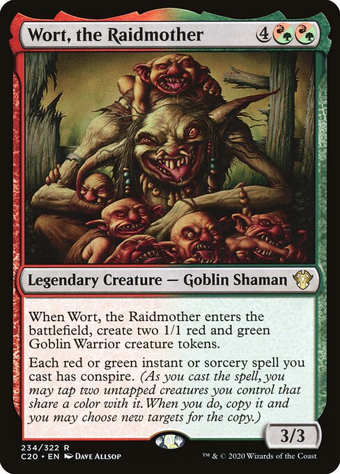 Wort, the Raidmother - Commander 2020 Magic card