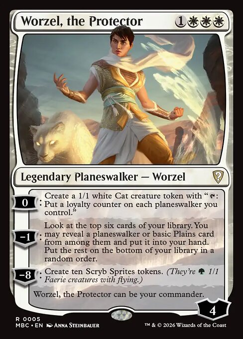 Worzel, the Protector - Mystery Booster Commander Edition (#5) - Illustrated by Anna Steinbauer - Magic: The Gathering Card