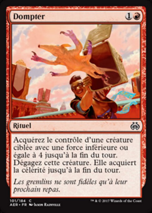 Выпас (Wrangle) - Aether Revolt (#101) - Illustrated by Jason Rainville - Magic: The Gathering Card