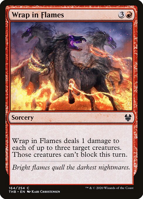 Wrap in Flames - Theros Beyond Death Magic card