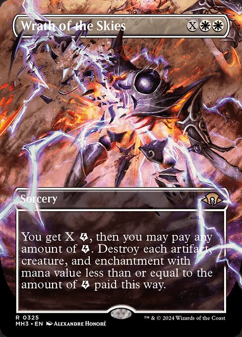 空の怒り (Wrath of the Skies) - Modern Horizons 3 (#49) - Illustrated by Franz Vohwinkel - Magic: The Gathering Card