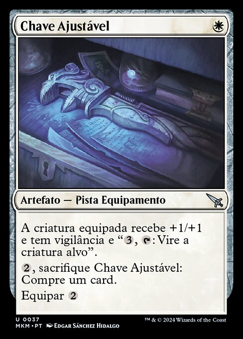 Clé à molette (Wrench) - Murders at Karlov Manor (#37) - Illustrated by Edgar Sánchez Hidalgo - Magic: The Gathering Card
