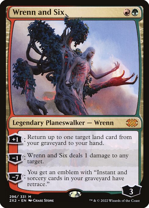 Wrenn and Six - Double Masters 2022 Magic card