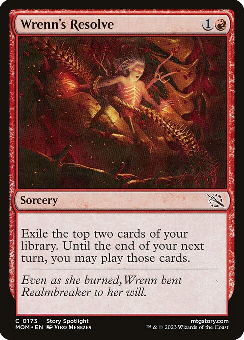 Wrenn's Resolve - March of the Machine Magic card