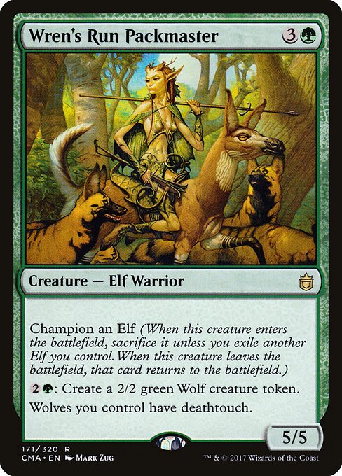 Wren's Run Packmaster - Commander Anthology Magic card