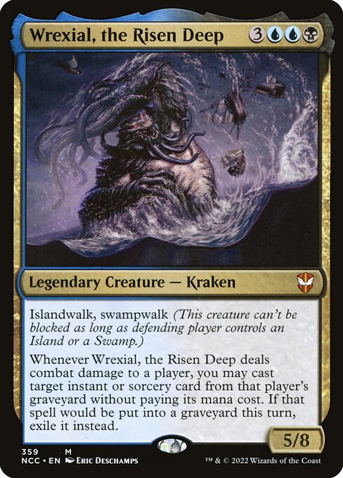 Wrexial, the Risen Deep - New Capenna Commander Magic card