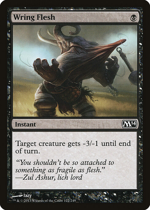 Wring Flesh - Magic 2014 Magic card