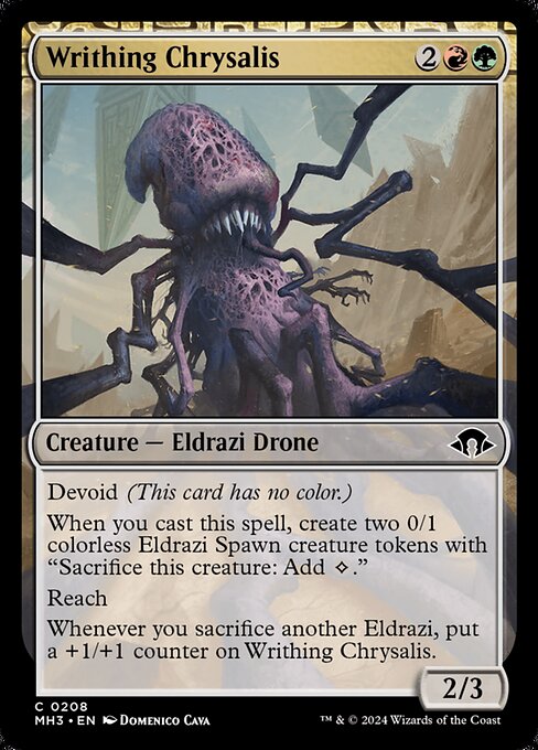 Writhing Chrysalis - Modern Horizons 3 Magic card