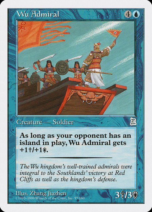Wu Admiral - Portal Three Kingdoms Magic card