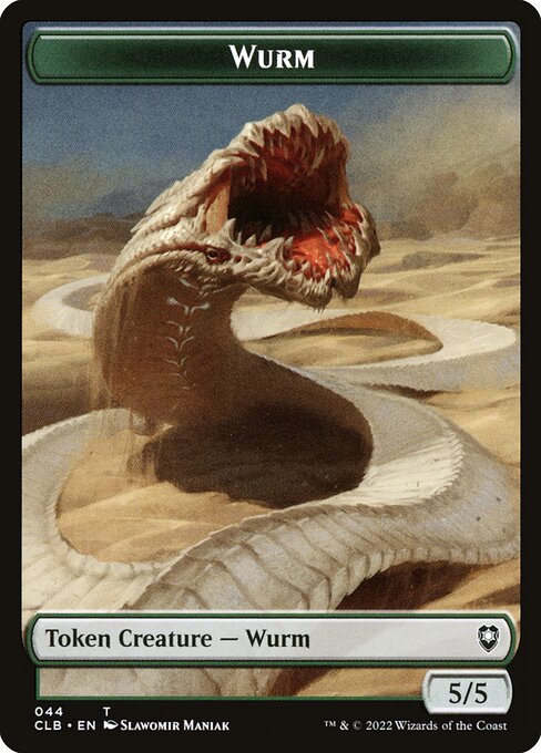 Wurm - New Capenna Commander Tokens (#31) - Illustrated by Slawomir Maniak - Magic: The Gathering Card