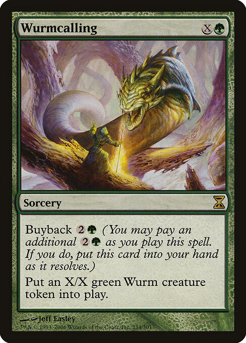 Wurmcalling - Time Spiral Magic card