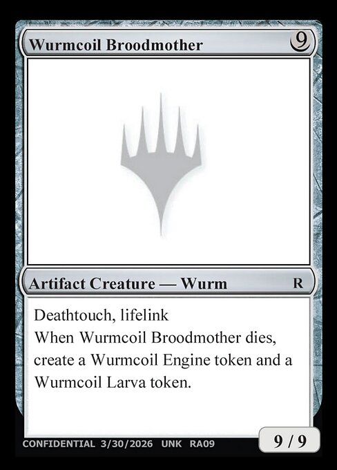 Wurmcoil Broodmother - Unknown Event Magic card