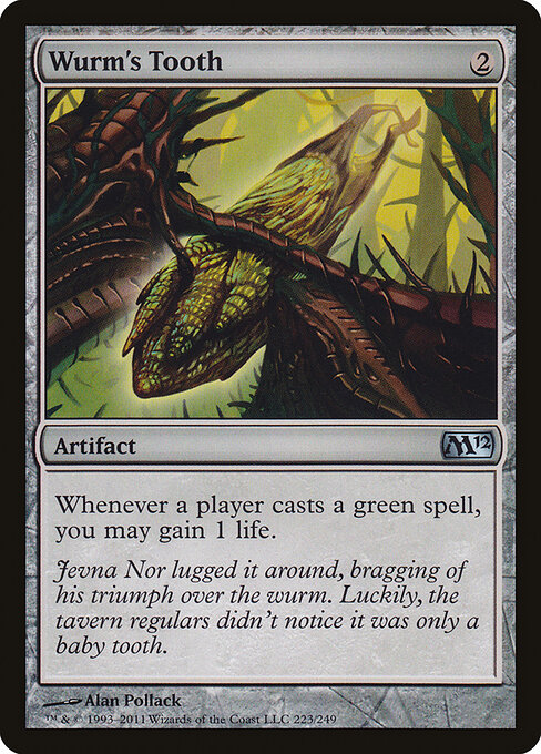 Wurm's Tooth - Magic 2012 Magic card
