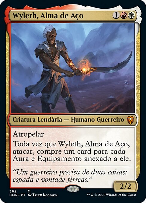 Wyleth, Alma de Aço (Wyleth, Soul of Steel) - Commander Legends (#362) - Illustrated by Tyler Jacobson - Magic: The Gathering Card