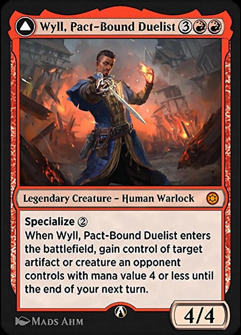 Wyll, Pact-Bound Duelist - Alchemy Horizons: Baldur's Gate (#15) - Illustrated by Mads Ahm - Magic: The Gathering Card