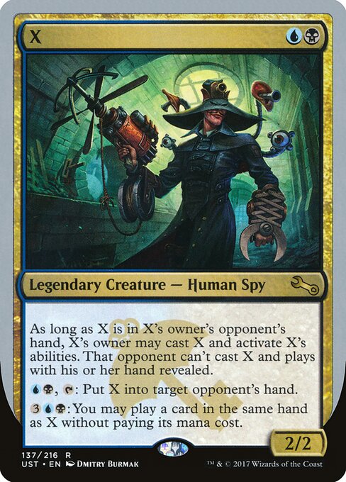 X - Unstable (#137) - Illustrated by Dmitry Burmak - Magic: The Gathering Card
