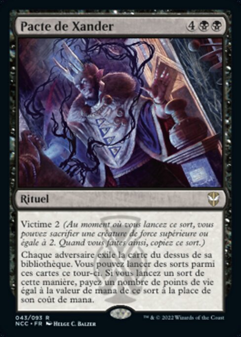 Xanders Pakt (Xander's Pact) - New Capenna Commander (#43) - Illustrated by Helge C. Balzer - Magic: The Gathering Card