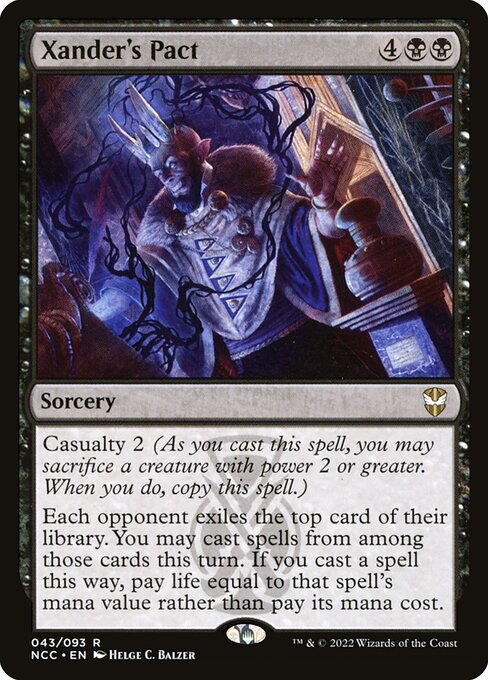 Xander's Pact - New Capenna Commander Magic card