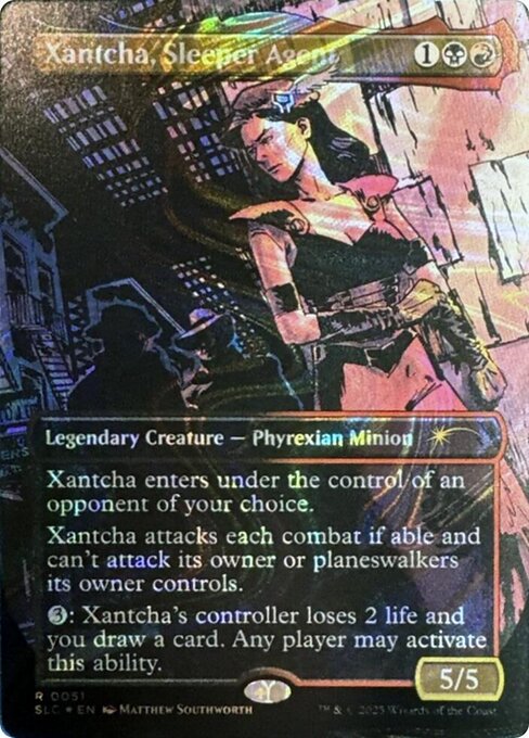 Xantcha, Sleeper Agent - Secret Lair Countdown (#51) - Illustrated by Matthew Southworth - Magic: The Gathering Card