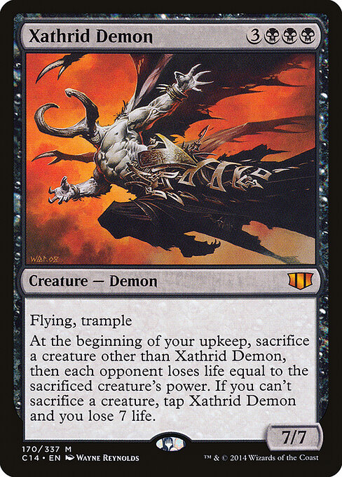 Xathrid Demon - Commander 2014 Magic card