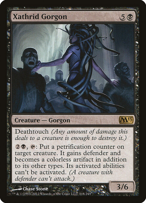 Xathrid Gorgon - Magic 2013 Magic card
