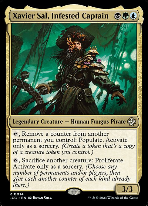 Xavier Sal, Infested Captain - The Lost Caverns of Ixalan Commander Magic card