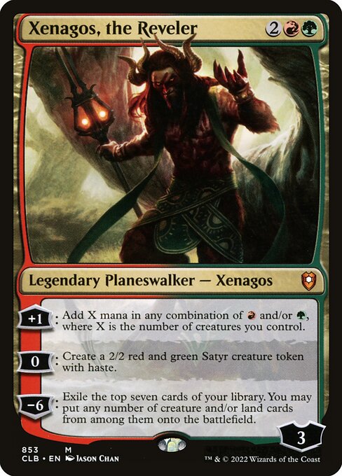 Xenagos, the Reveler - Commander Legends: Battle for Baldur's Gate Magic card