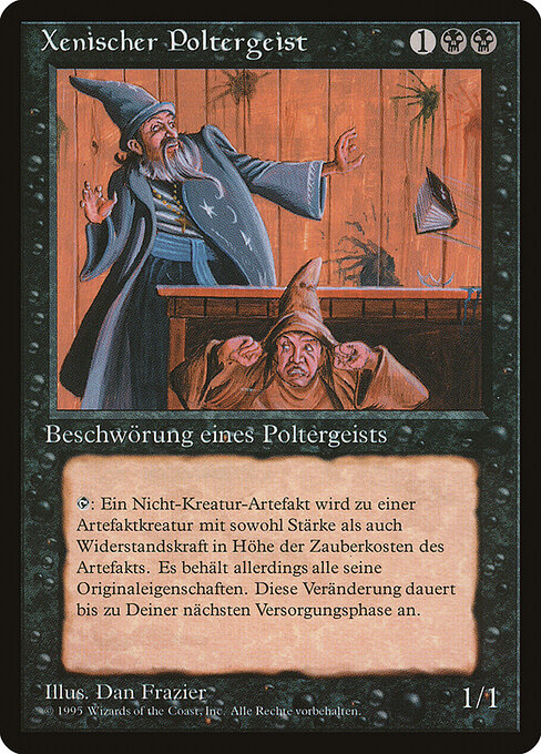 Poltergeist xénique (Xenic Poltergeist) - Renaissance (#69) - Illustrated by Dan Frazier - Magic: The Gathering Card