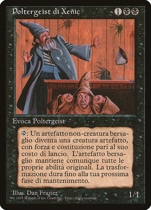 Poltergeist di Xenic (Xenic Poltergeist) - Rinascimento (#60) - Illustrated by Dan Frazier - Magic: The Gathering Card