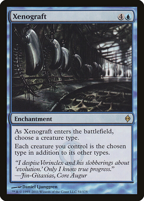 Xenograft - New Phyrexia Magic card